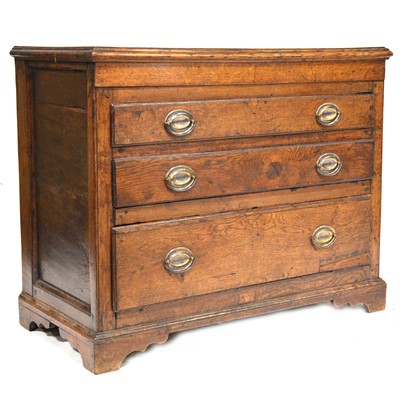 Lot 349 - Georgian oak chest of drawers