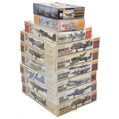 Lot 48 - Nine Matchbox 1/72 scale aircraft kits, boxed