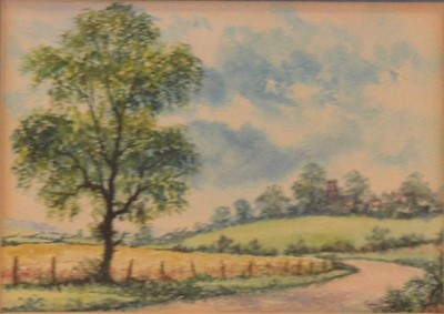 Lot 288 - Colin Vokes, four miniature landscapes