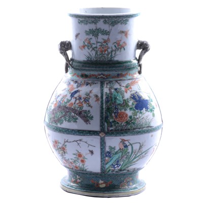 Lot 39 - Chinese famille verte vase