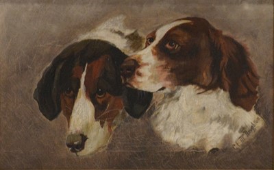 Lot 262 - C E McNaugton, Two dogs