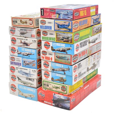 Lot 98 - Seventeen Airfix 1/72 scale kits, boxed