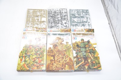 Lot 26 - Ten Tamiya 1/35 scale military figure sets, boxed