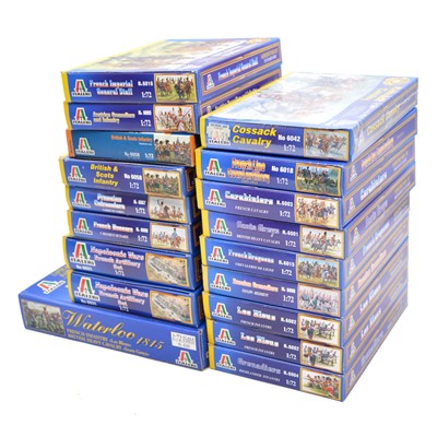 Lot 59 - Eighteen Italeri 1/72 scale Napoleonic figure sets, boxed