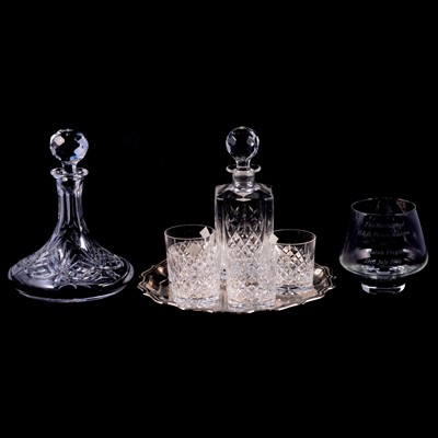 Lot 90 - Collection of glasswares, Waterford Crystal, Edinburgh Crystal, Stuart Crystal.