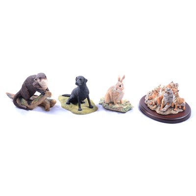 Lot 91 - Collection of Lladro figurines, Border Fine Arts figures and groups, and other ceramics.