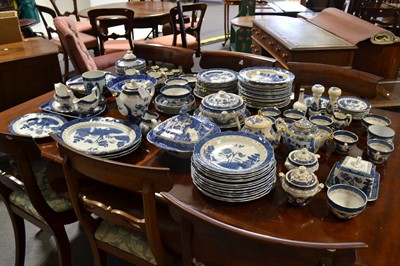 Lot 106 - Large collection of Booth's Real Old Willow pattern