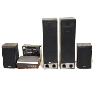 Lot 300 - Vega Platinum USB turntable, with Phillips recorder and two speaker sets