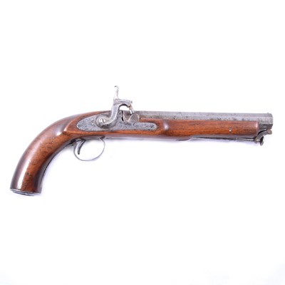 Lot 241 - Percussion service pistol