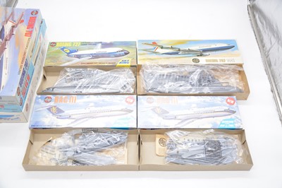 Lot 33 - Seven Airfix 1/144 scale model aircraft kits, boxed