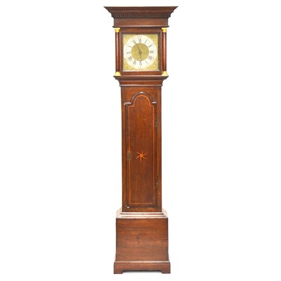 Lot 258 - Oak longcase clock, William Bailey, Hansbury-upton