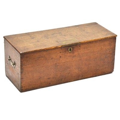 Lot 287 - Late Georgian oak box