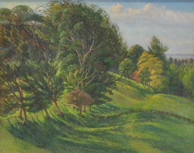 Lot 367 - Henry Clarence Whaite, Trees near Winchelsea, 1948.