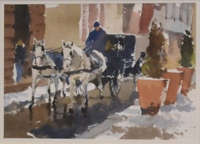 Lot 482 - John Yardley, Horse and trap.