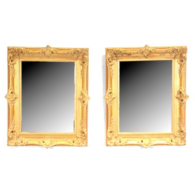 Lot 521 - Three gilt framed mirros