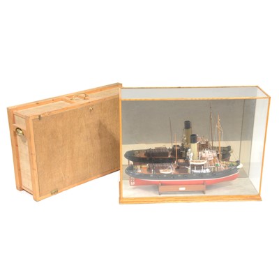 Lot 506 - Scale model of a tugboat, the 'Tiger of Deben Harwich'