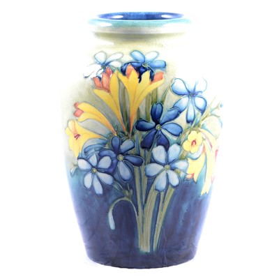 Lot 1 - William Moorcroft for Moorcroft, a vase in the Spring Flowers design.
