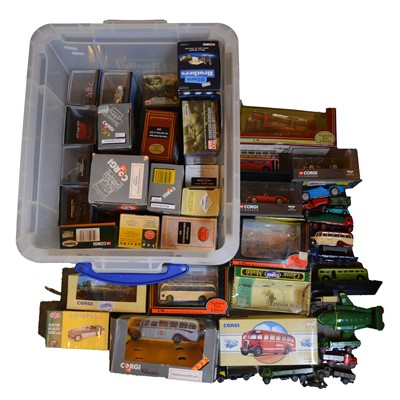 Lot 140 - Thirty-nine die-cast model vehicles, including Oxford; Corgi, First Editions and others, some boxed