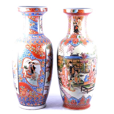 Lot 30 - Two Chinese porcelain vases, modern