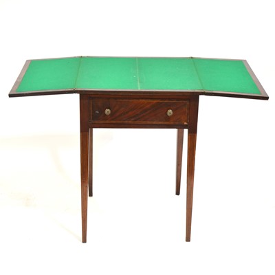 Lot 382 - Victorian mahogany card table