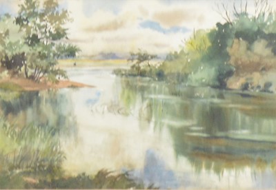 Lot 227 - John Mortimer, two watercolour landscapes