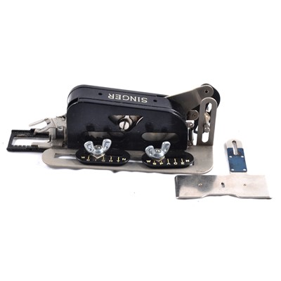 Lot 168 - Singer 221K sewing machine, with buttonhole attachment, cased.