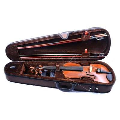 Lot 148 - German violin, Heinrich Hermann