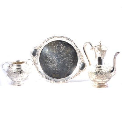 Lot 181 - Collection of Victorian and later plated ware