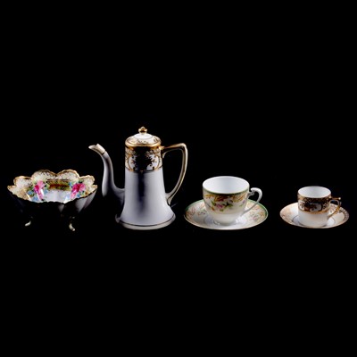 Lot 74 - Two Noritake part coffee services, etc