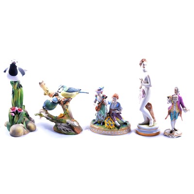 Lot 69 - Five decorative china figurines