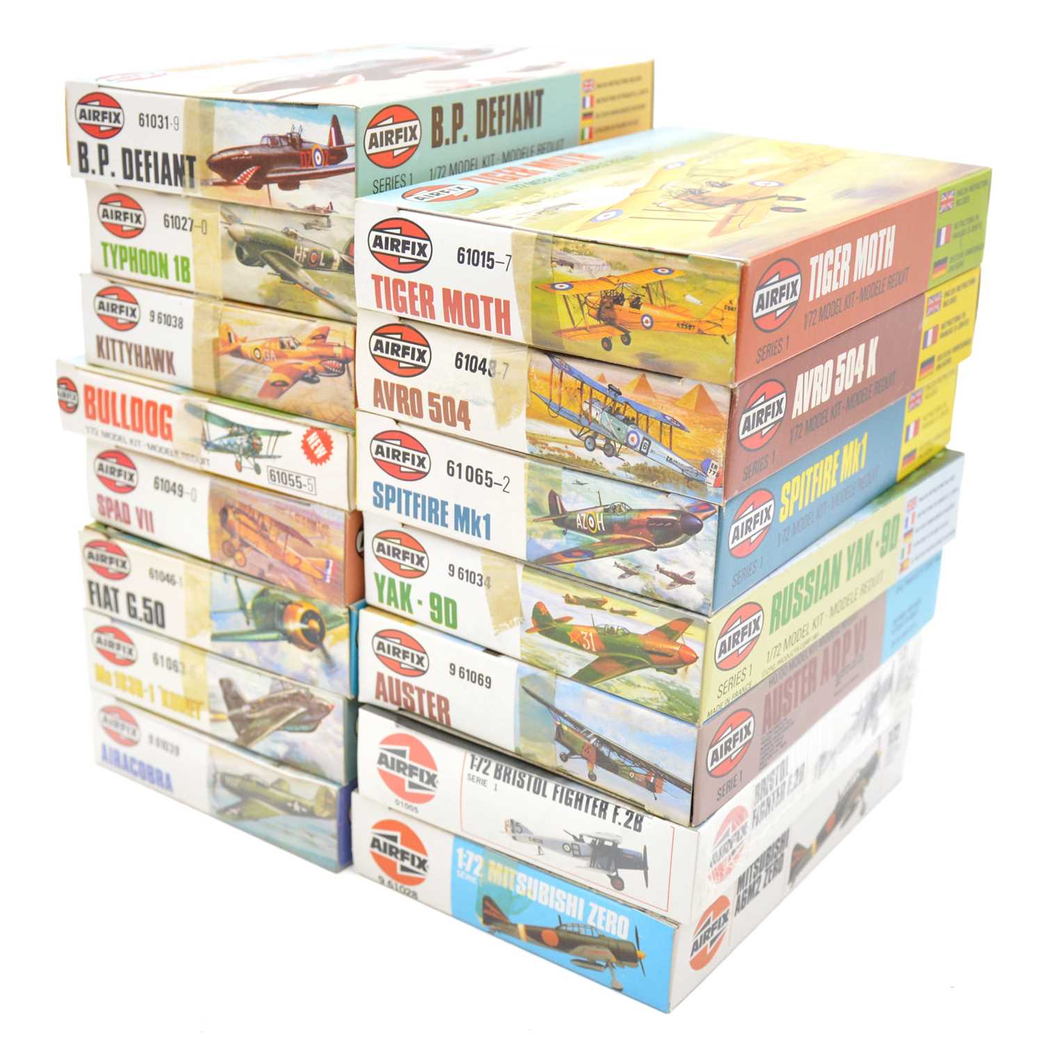 Lot 43 - Airfix 1/72 scale aircraft kits, boxed