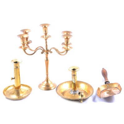 Lot 193 - Collection of brass and copperware