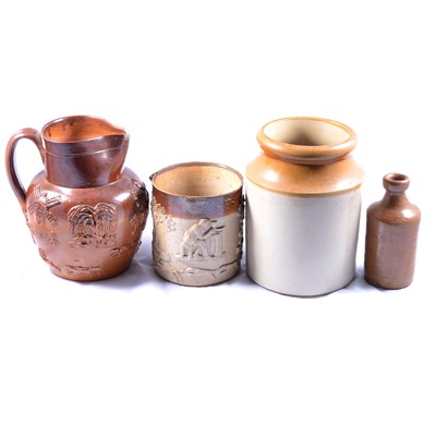 Lot 97 - Collection of stoneware jars, jugs and bottles