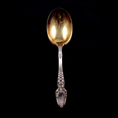 Lot 293 - American silver and gilt serving spoon by Tiffany & Co.