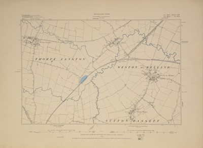 Lot 361 - Twenty-four Ordnance Survey maps of the Leicestershire area.