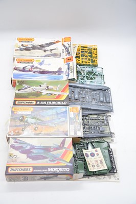Lot 74 - Seventeen Matchbox 1/72 scale model aircraft kits, boxed