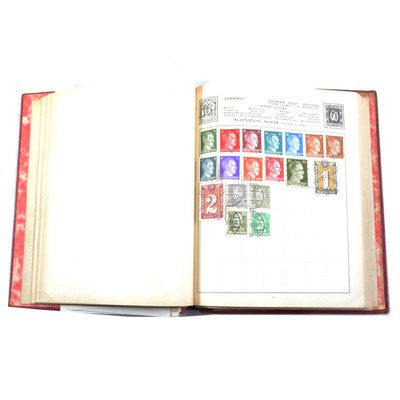 Lot 109 - Two 'schoolboy' stamp albums