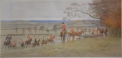 Lot 276 - Cecil Aldin, three prints from The Hunting Countries of England