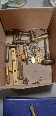 Lot 131 - French Chalet lock and other catches, etc.