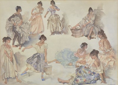 Lot 394 - Two Sir William Russell Flint prints