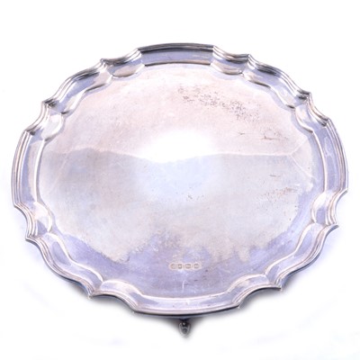 Lot 268 - Silver salver