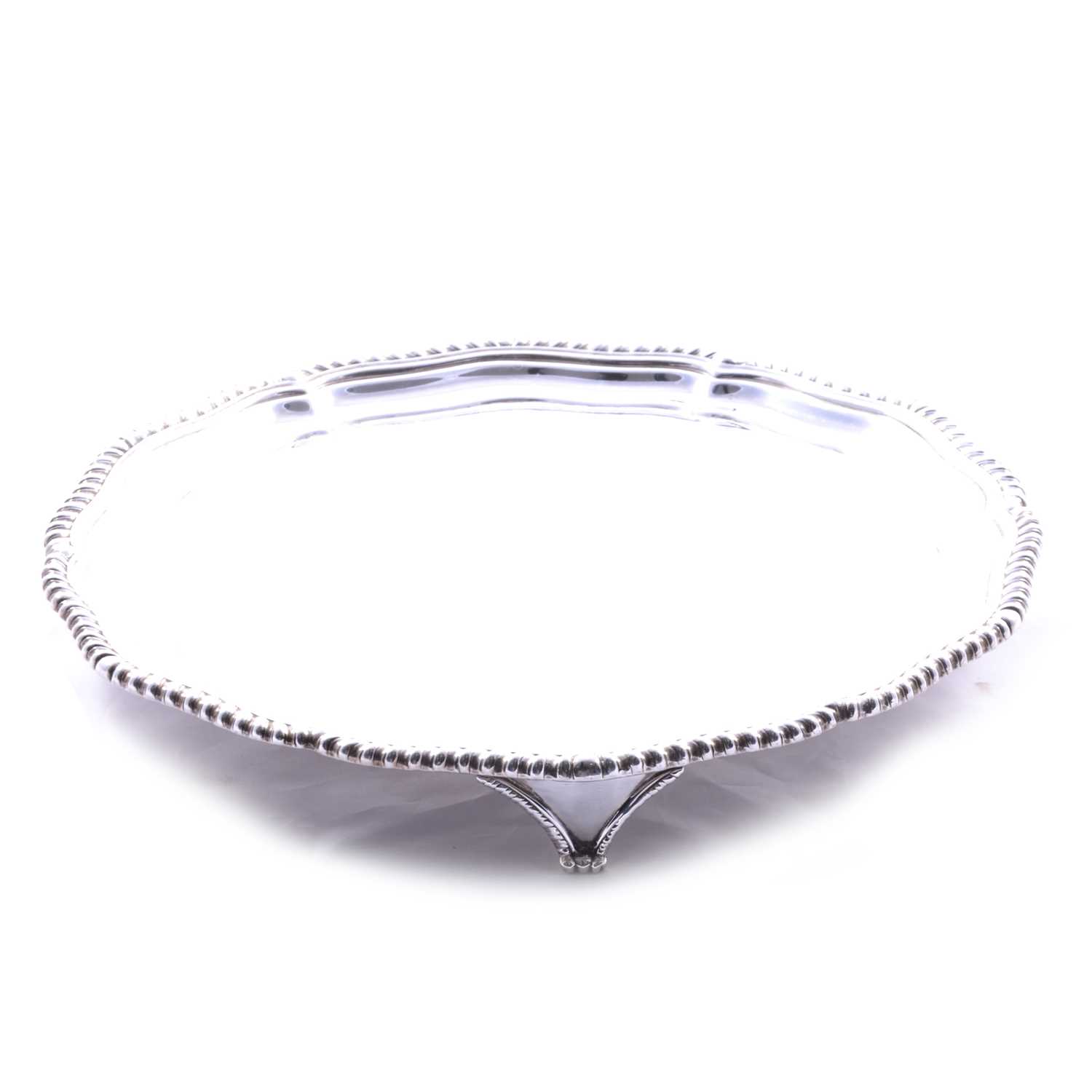Lot 82 - Silver salver