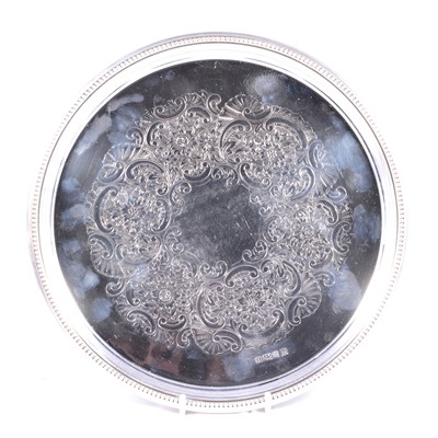 Lot 104 - Silver tray