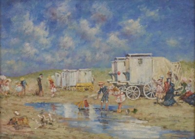 Lot 438 - Hamilton, Victorian bathing scene.