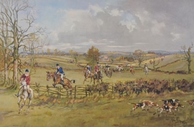 Lot 459 - After John King, Hunting scene.