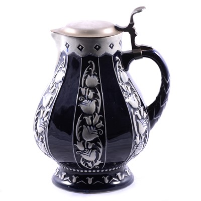 Lot 54 - German stoneware jug, possibly Simon Peter Gerz