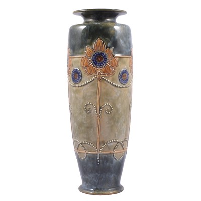 Lot 139 - Doulton Lambeth, a large stoneware vase, circa 1910