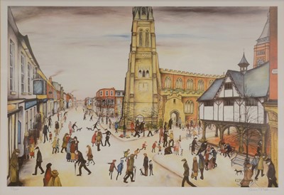 Lot 321 - Karen Pittaway, Market Harborough town centre.