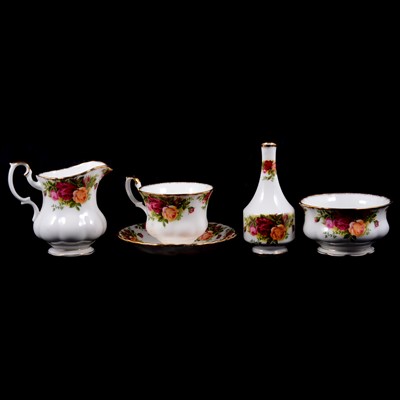 Lot 43 - Royal Albert Old Country Roses part teaset