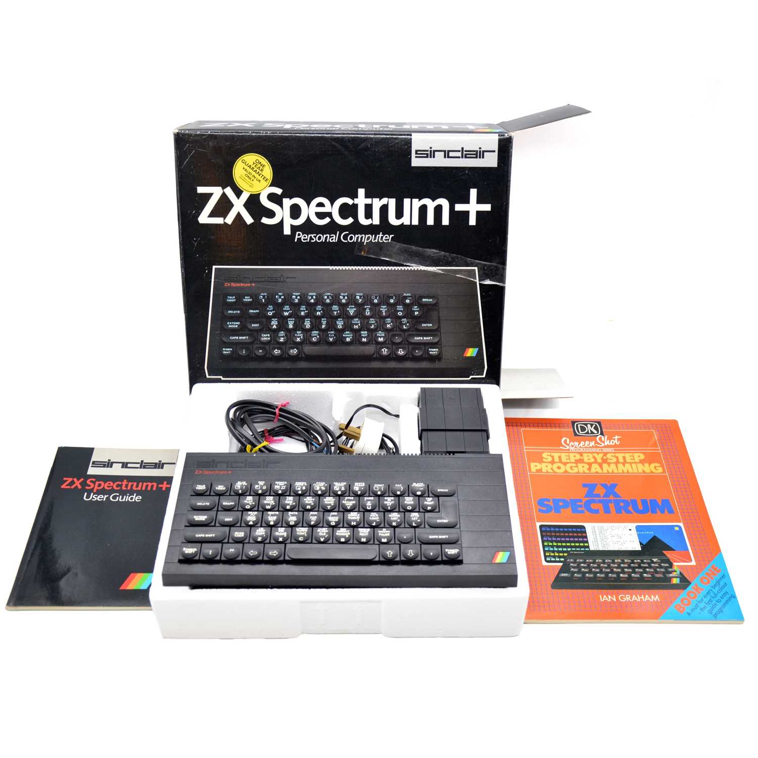 Lot 184 - Sinclair ZX Spectrum+ personal computer, boxed